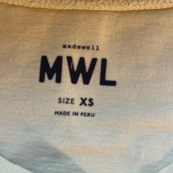 EUC Madewell size XS yellow tee - Picture 4 of 6